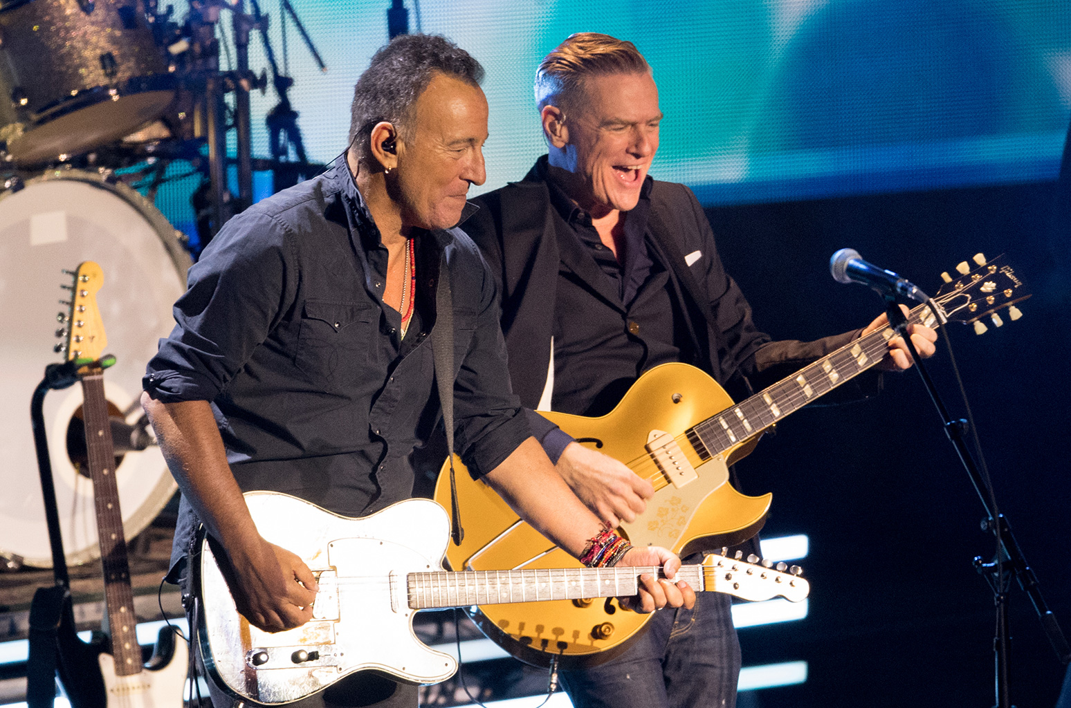 Bruce Springsteen Performs With Bryan Adams at Invictus Games Closing