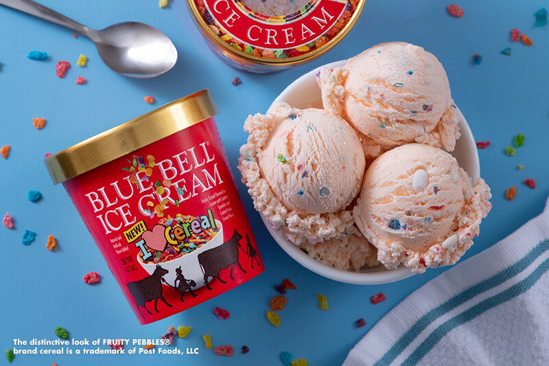 Blue Bell announces new flavor, I Heart Cereal Ice Cream