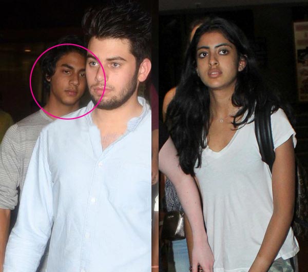 Aryan Khan and Navya Naveli Nanda refuse to click pics together at the airport?