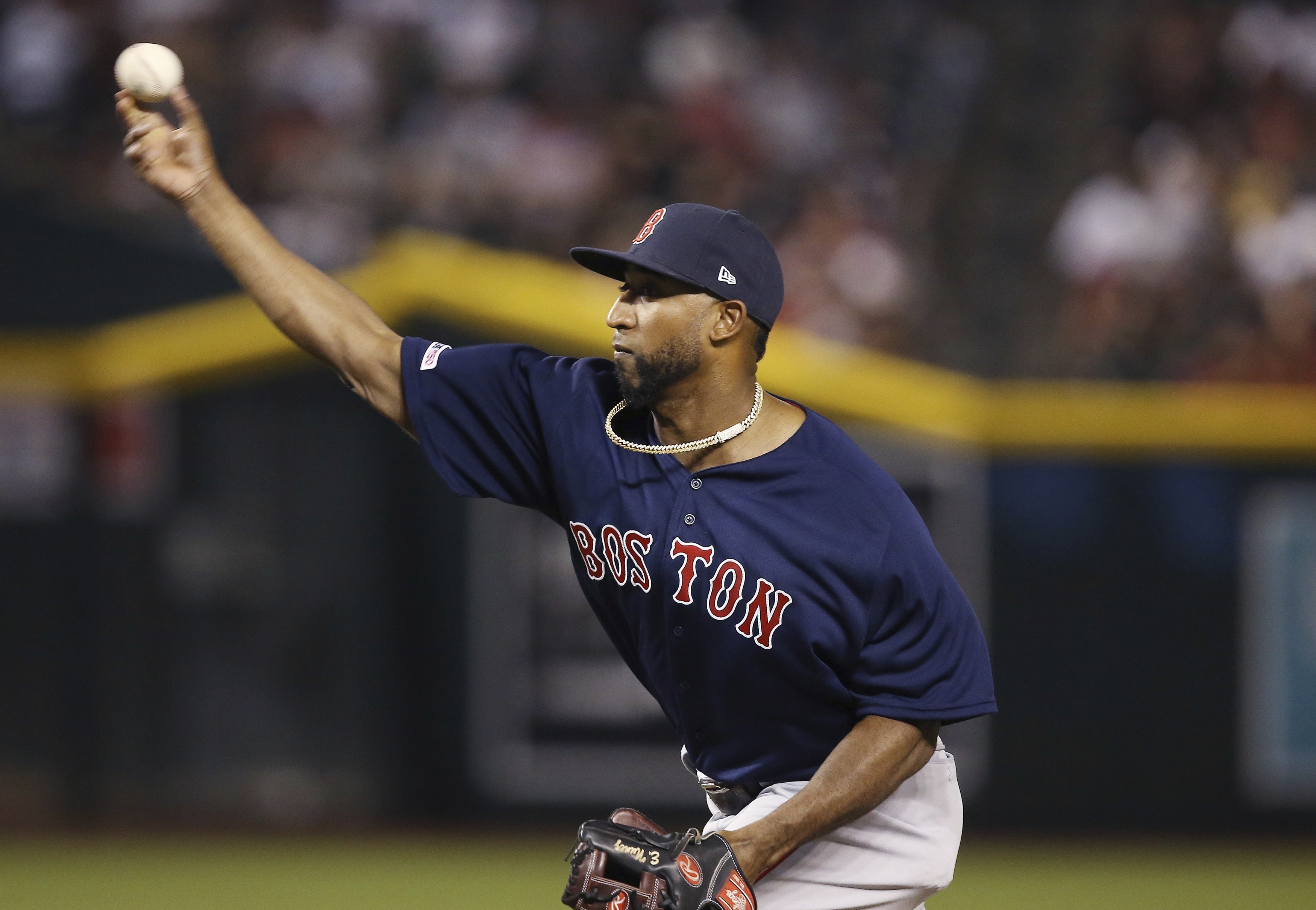 Red Sox use infielder Eduardo Nunez to pitch final inning of blowout loss