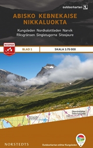 Kungsleden Abisko – Nikkaluokta Abisko Kebnekaise Nikkaluokta map