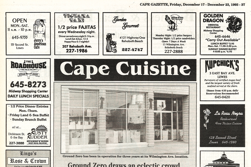 Gone but not Cape Gazette