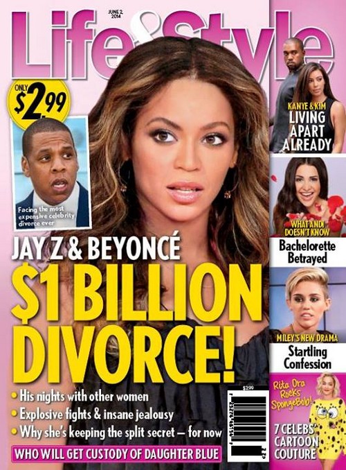 Beyonce and JayZ's Billion Dollar Divorce (PHOTO) Celeb Dirty Laundry