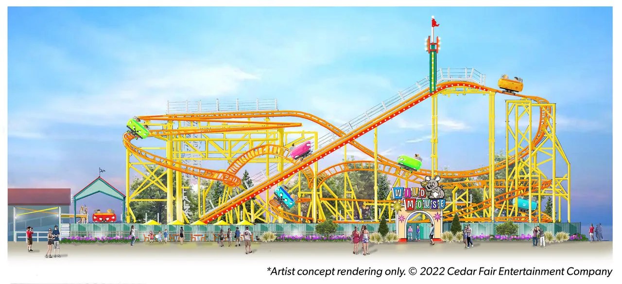 Cedar Point announces new Wild Mouse roller coaster, beachfront Grand