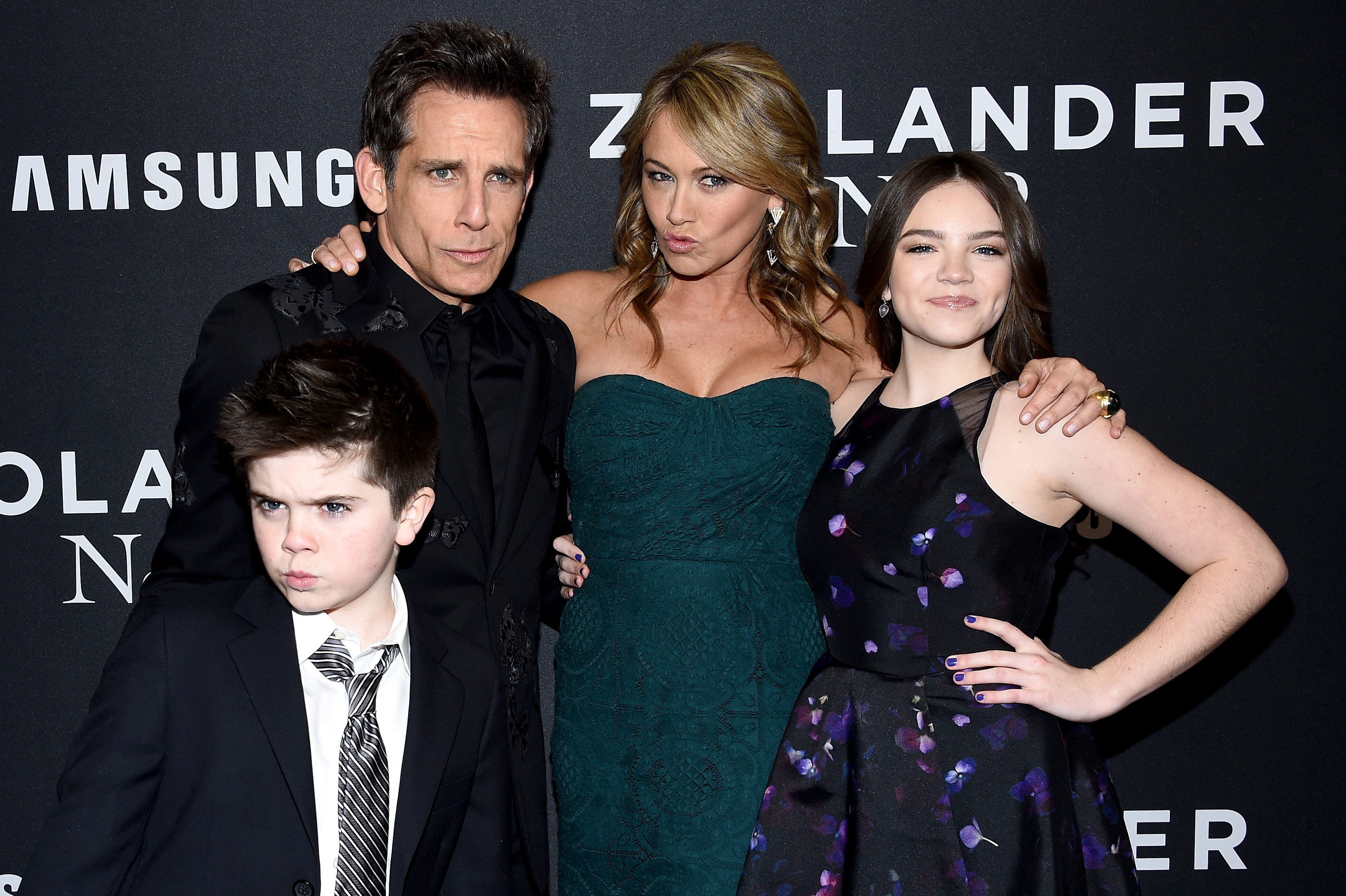 Ben Stiller Hits the Red Carpet With Kids Ella and Quinlin — See the
