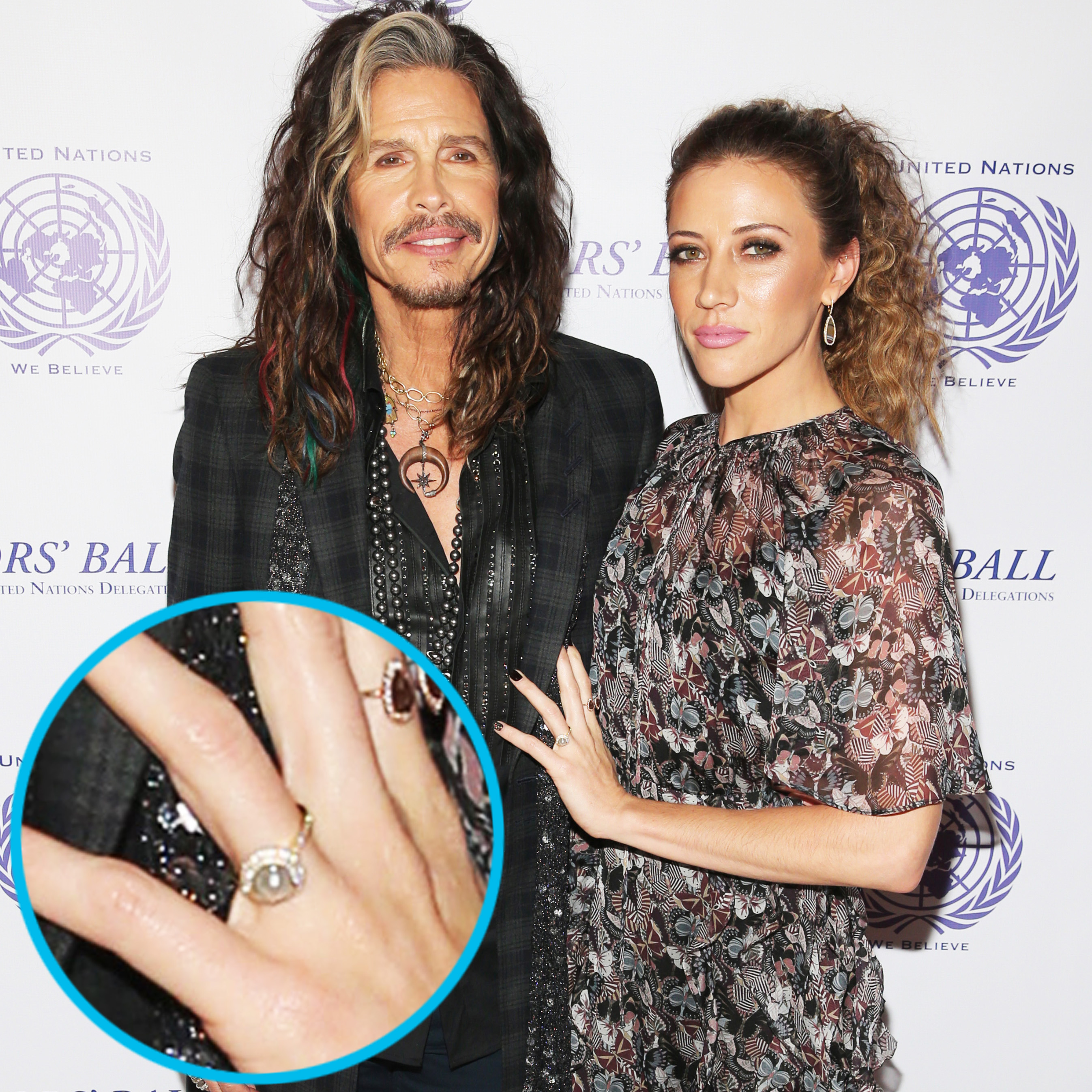 Steven Tyler Is Rumored to Be Engaged to MuchYounger Girlfriend Aimee