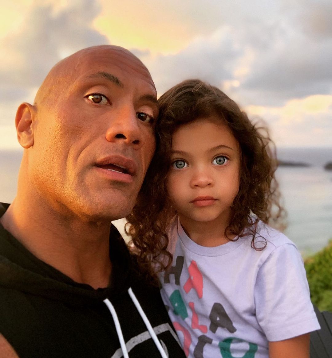 The Rock's Kids Get to Know Dwayne Johnson's 3 Daughters