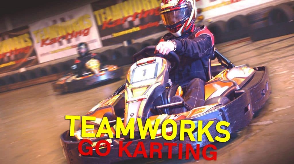 Go karting at teamworks letchworth » Crisis Aid