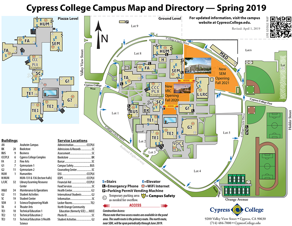 Sac City Campus Map Sac City Campus Map