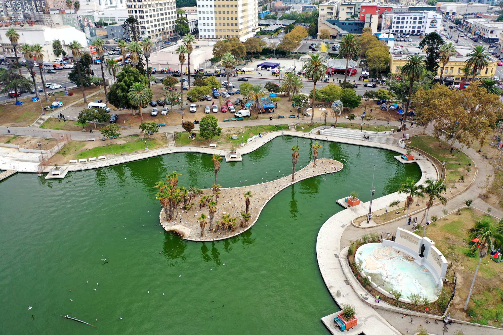 Section of MacArthur Park reopens after removal of hundreds of homeless