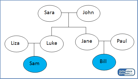 Key Difference - First vs Second Cousins 