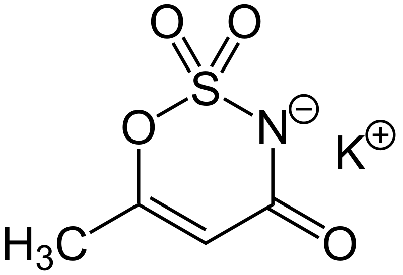 Aspartame and Acesulfame Potassium - Side by Side Comparison 