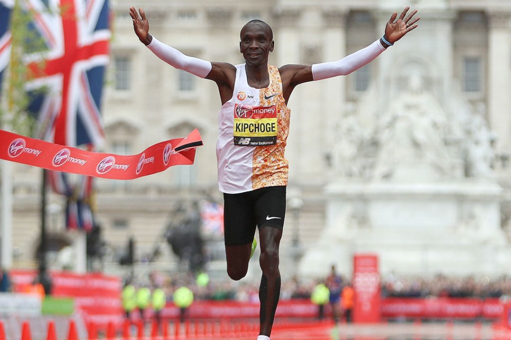 Eliud KIpchoge was announced the world Athlete of the year