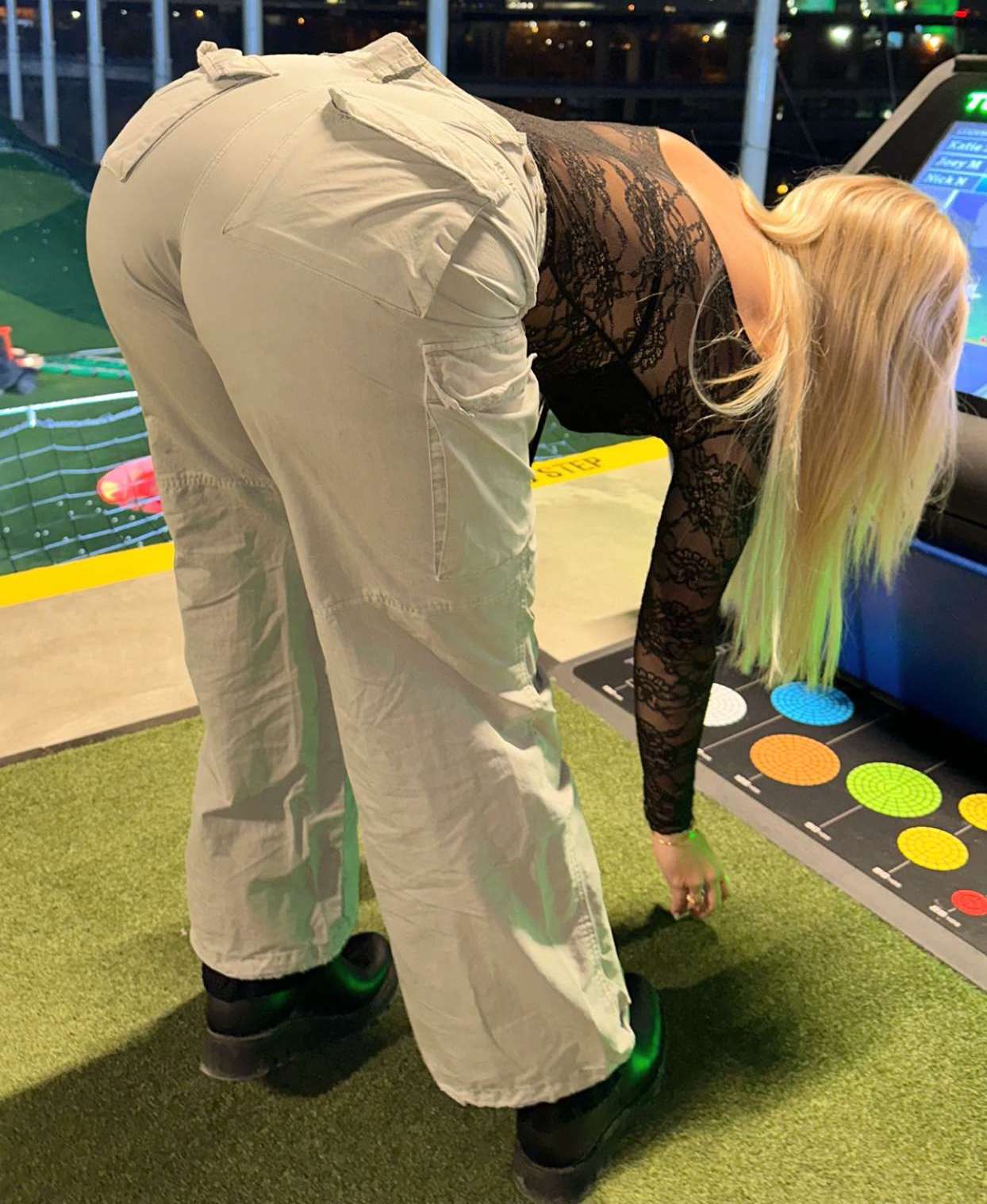 Katie Sigmond Hits Some Balls