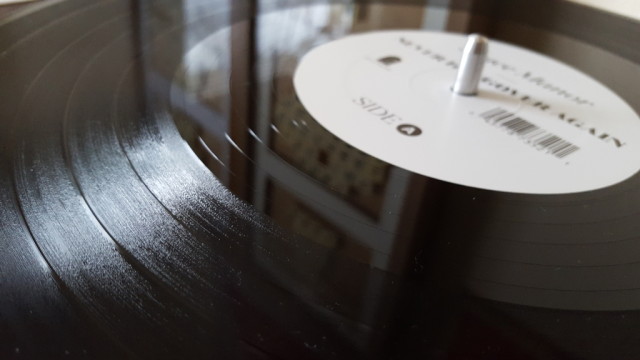 Vinyl skip track lines
