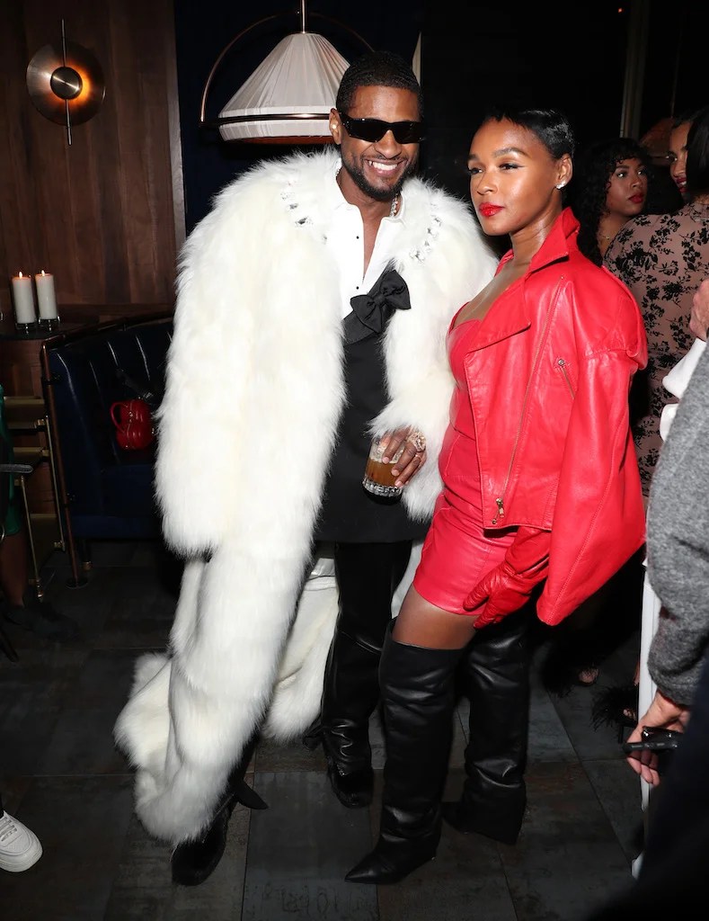 Recap USHER Celebrates HistoryMaking Super Bowl Performance With The