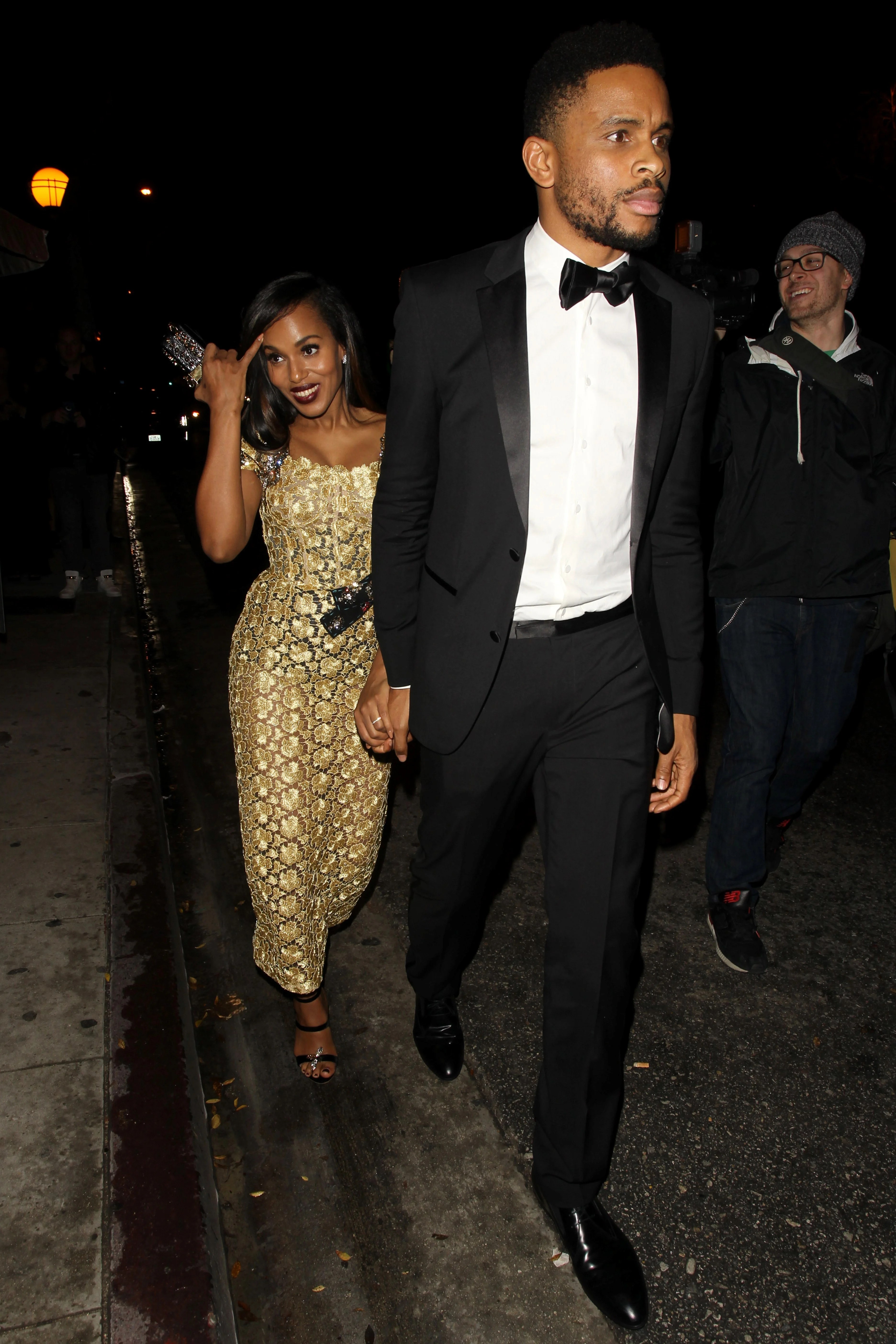 Kerry Washington Makes Rare Appearance With Husband Nnamdi Asomugha at