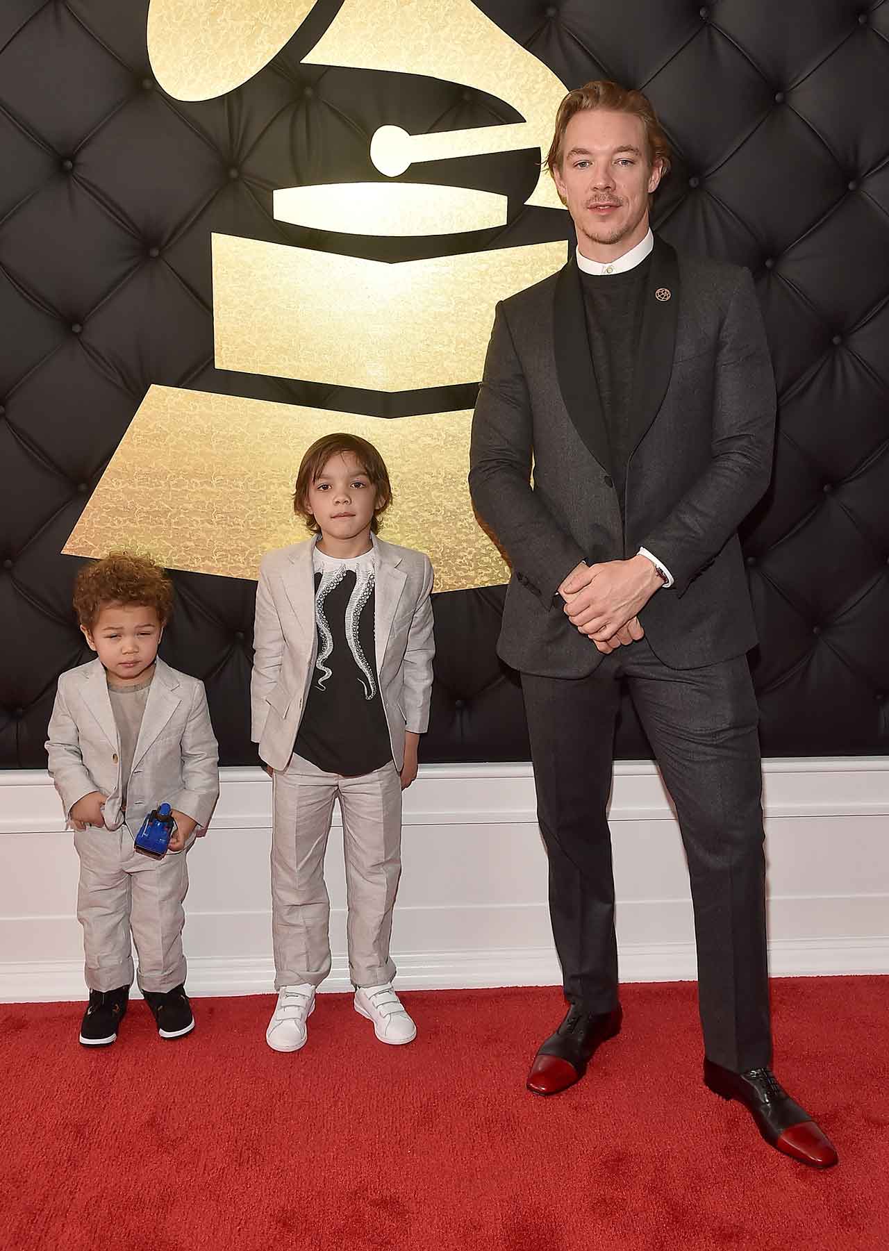 Diplo Brings His Completely Adorable Kids to the 2017 GRAMMYs
