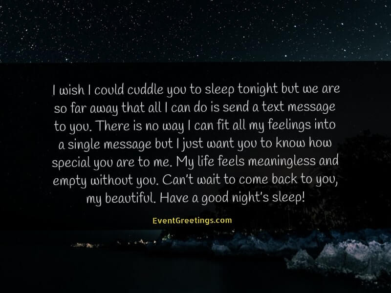 25 Romantic Goodnight Paragraphs For Her Events Greetings