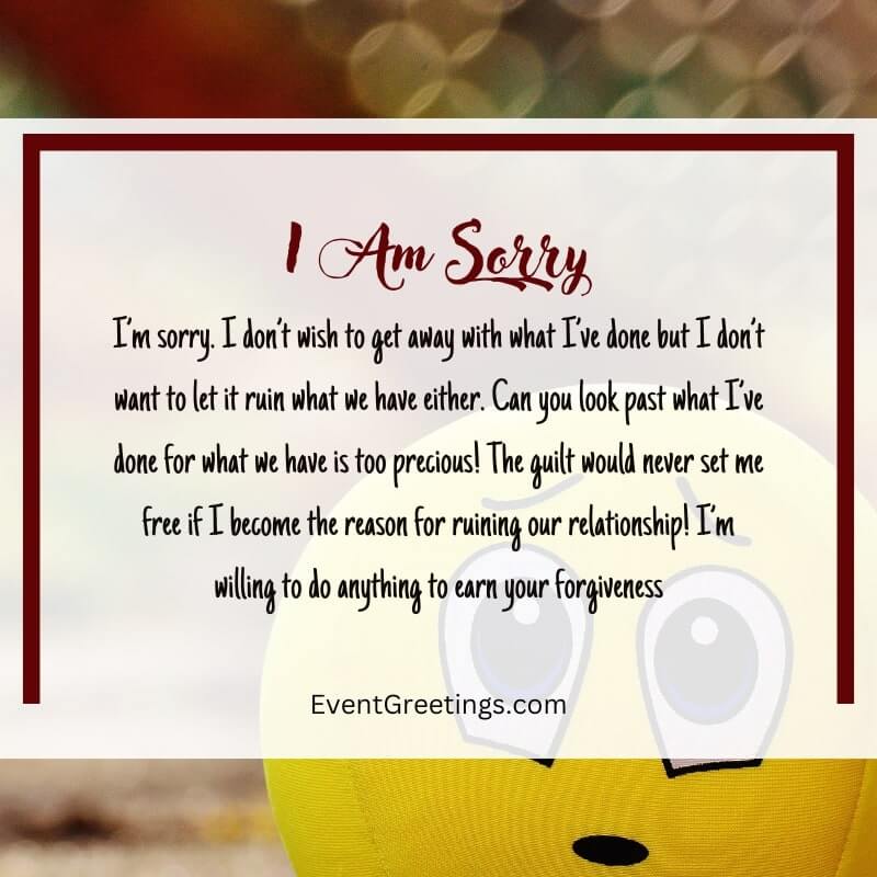 40 Touching Sorry And Apology Paragraphs For Him