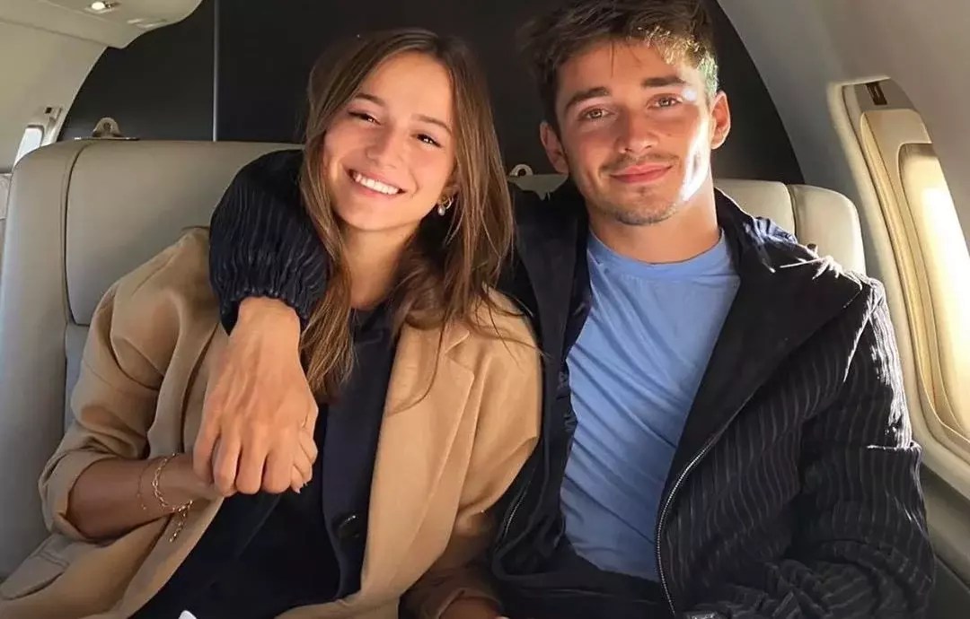 Leclerc's rumoured love interest, Alexandra SaintMleux, spotted at