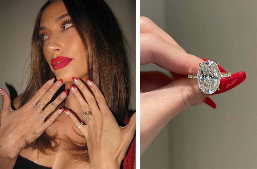 Hailey Bieber Ring For the Engagement FashionActivation