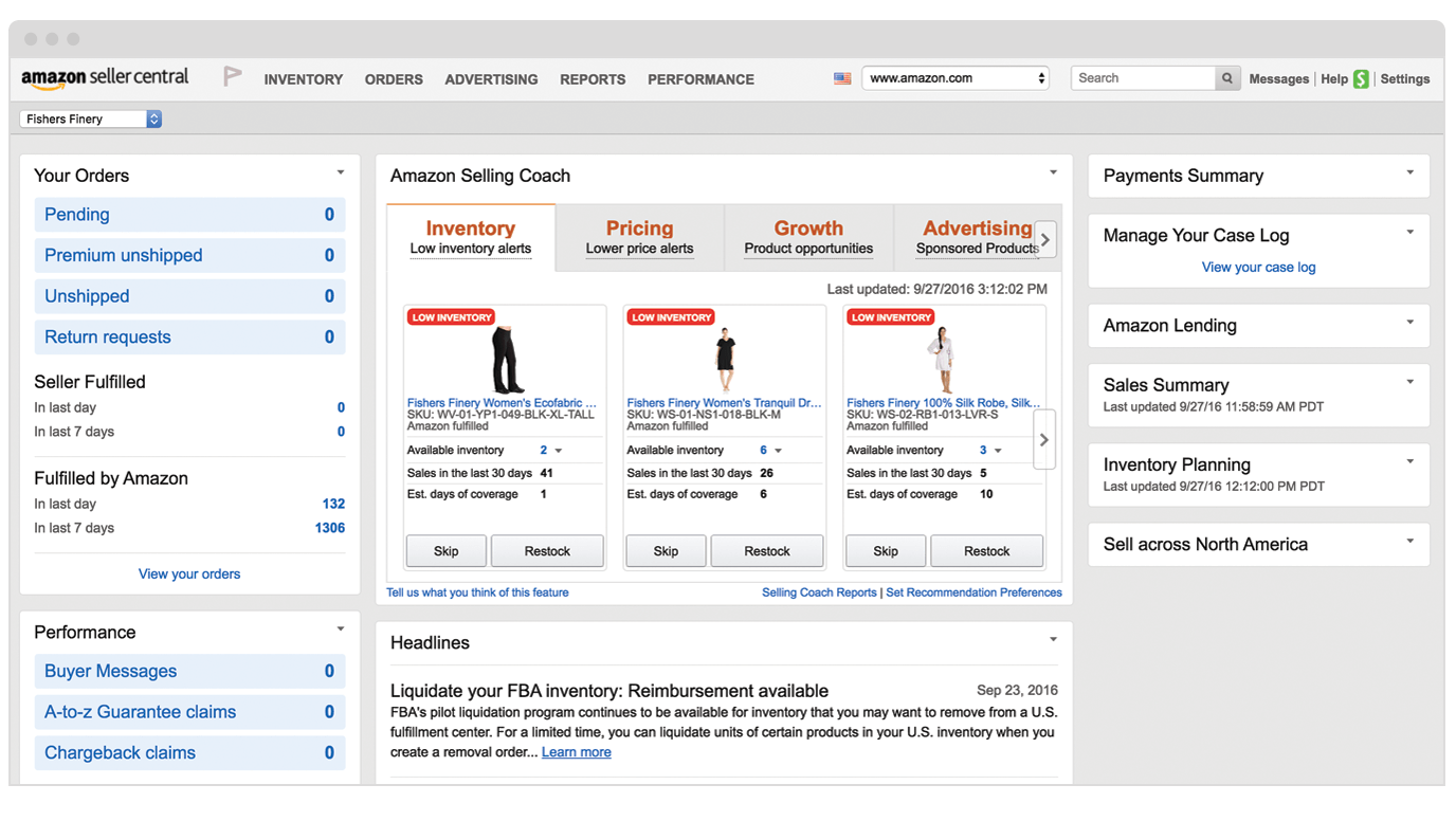 Amazon Inventory Management & Demand Planning App ForecastRX
