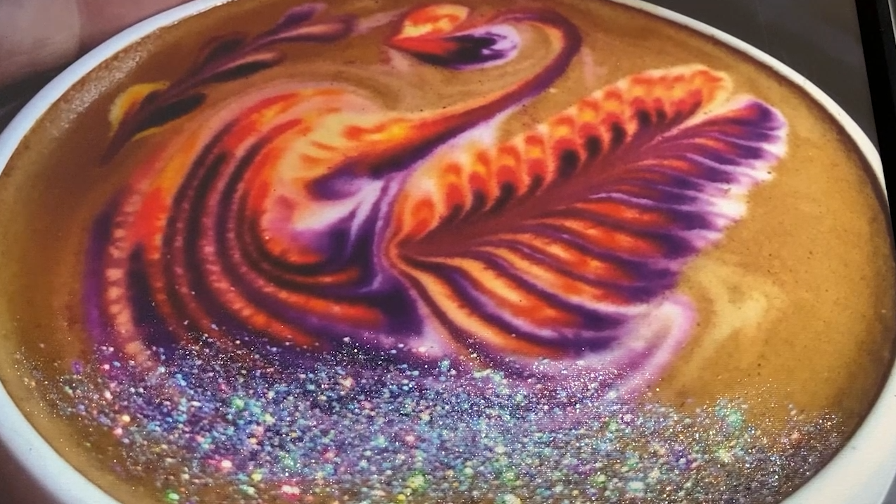 The Sacred Bean pouring lattes with flair in Pueblo FOX21 News Colorado