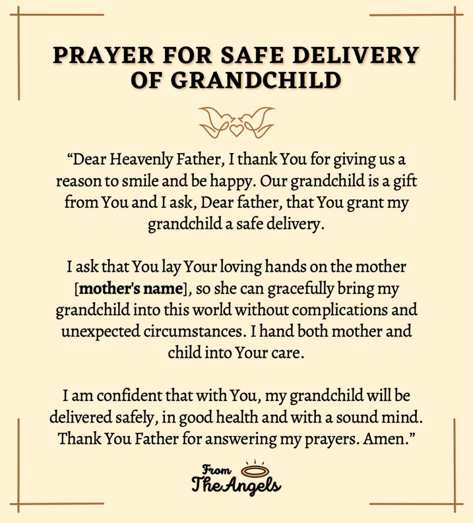7 Blessing Prayers for Safe Delivery of Grandchild & To Be Healthy