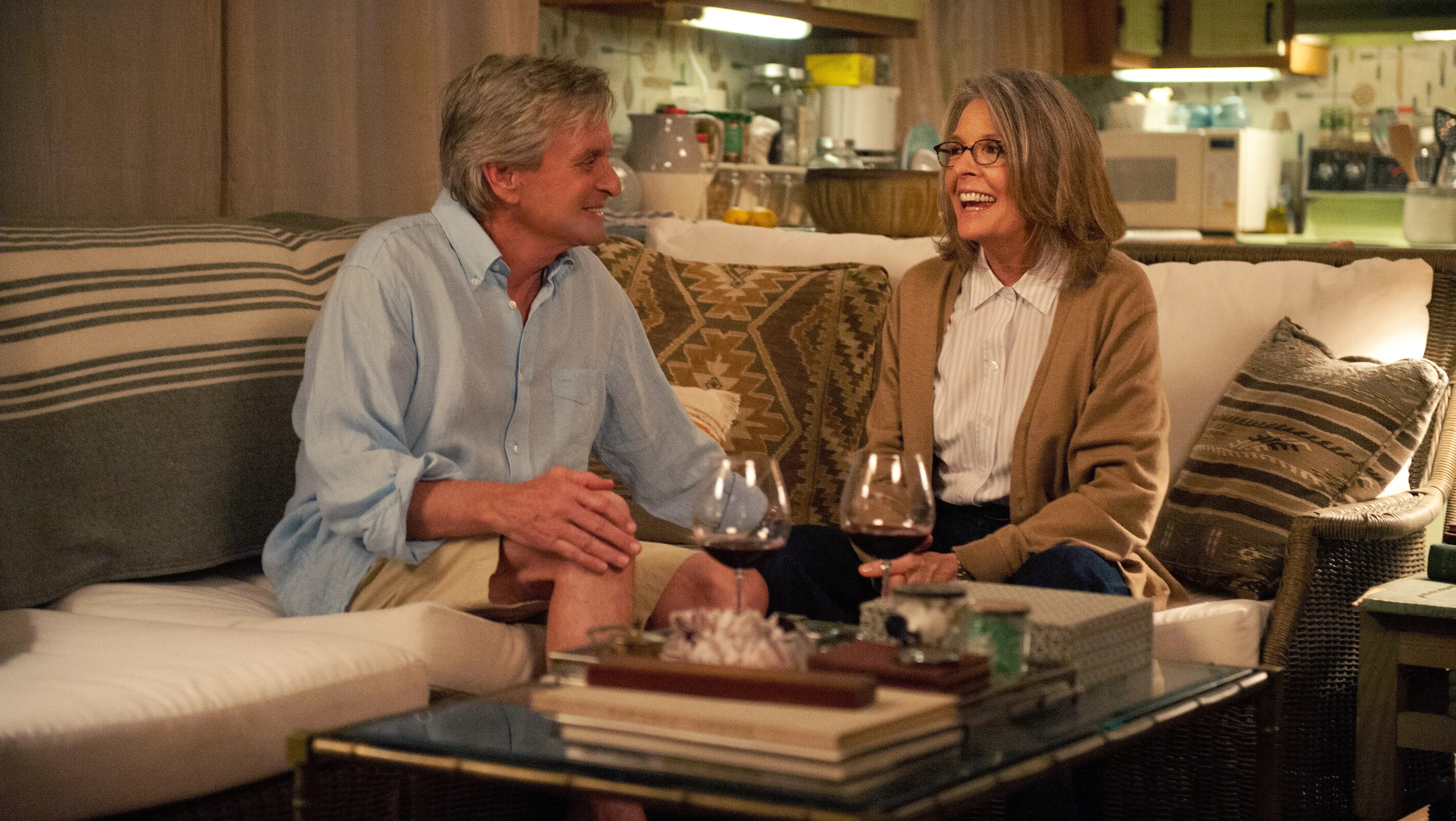 Diane Keaton liked 'awkward kiss' with Michael Douglas