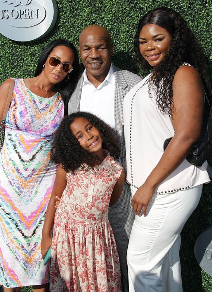 SUPERSTAR Mike Tyson With Daughters At The US Open