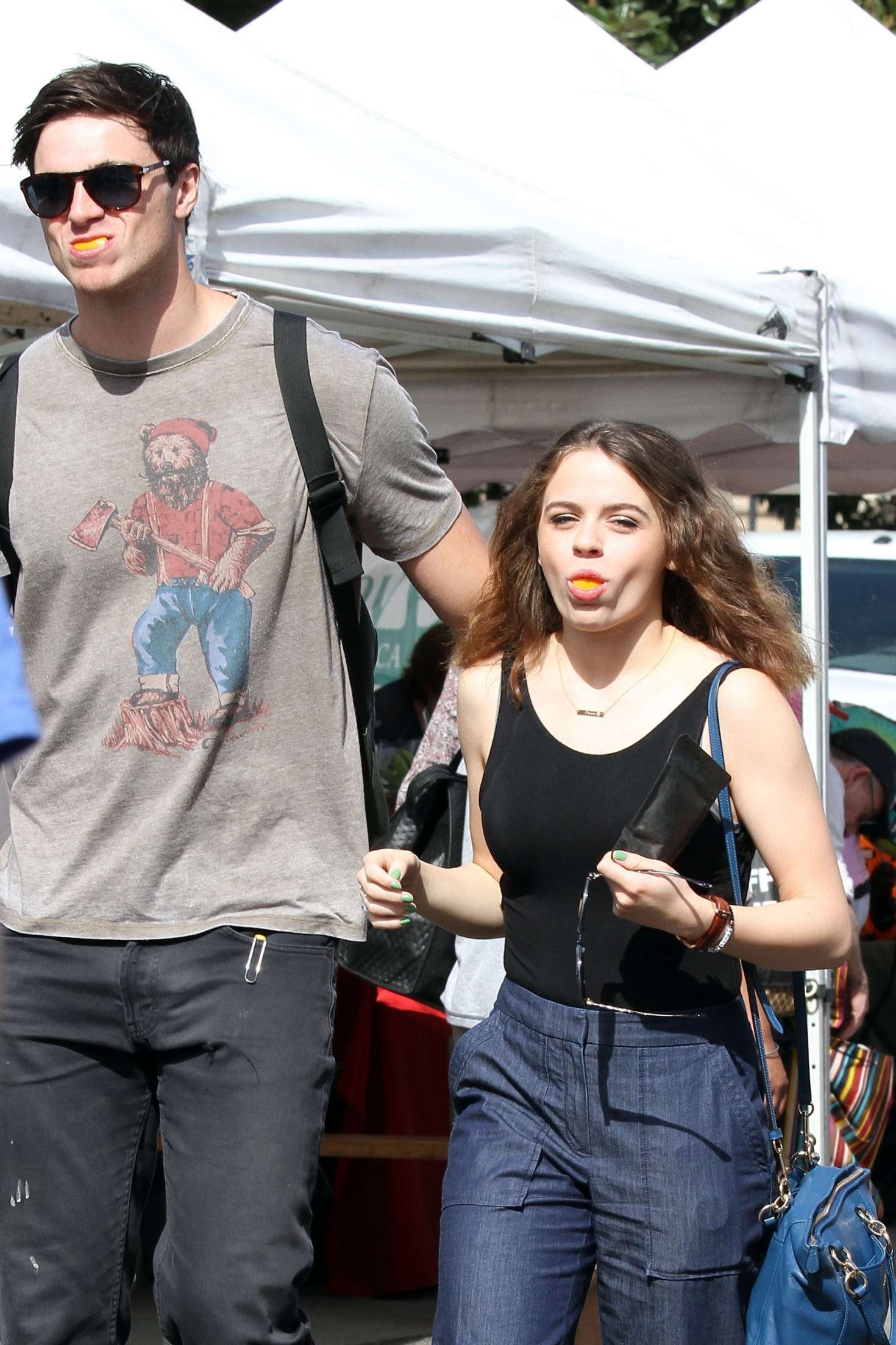 Joey King Height Joey King with boyfriend Jacob Elordi at the Farmers