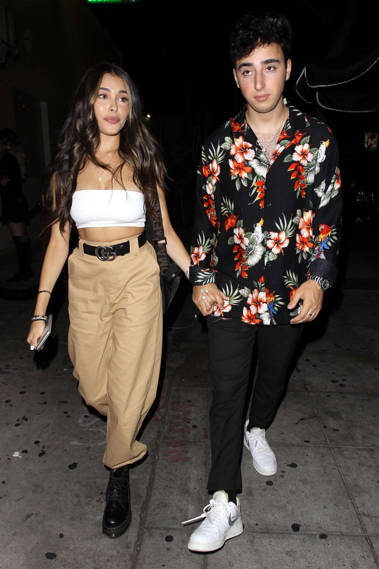 Madison Beer and boyfriend Zac Bia Leaves Delilah in West Hollywood