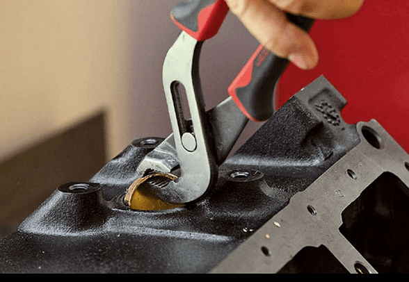 installing freeze plugs | Grumpys Performance Garage