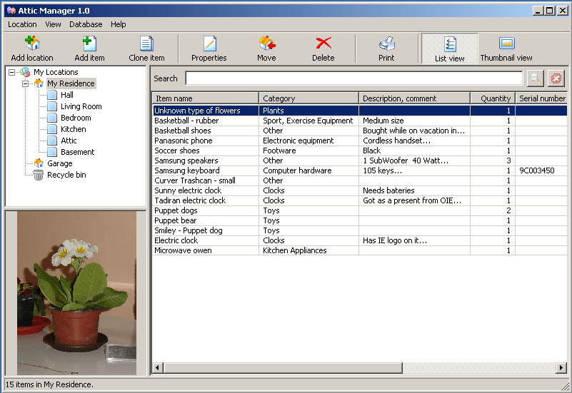 Home Inventory Software