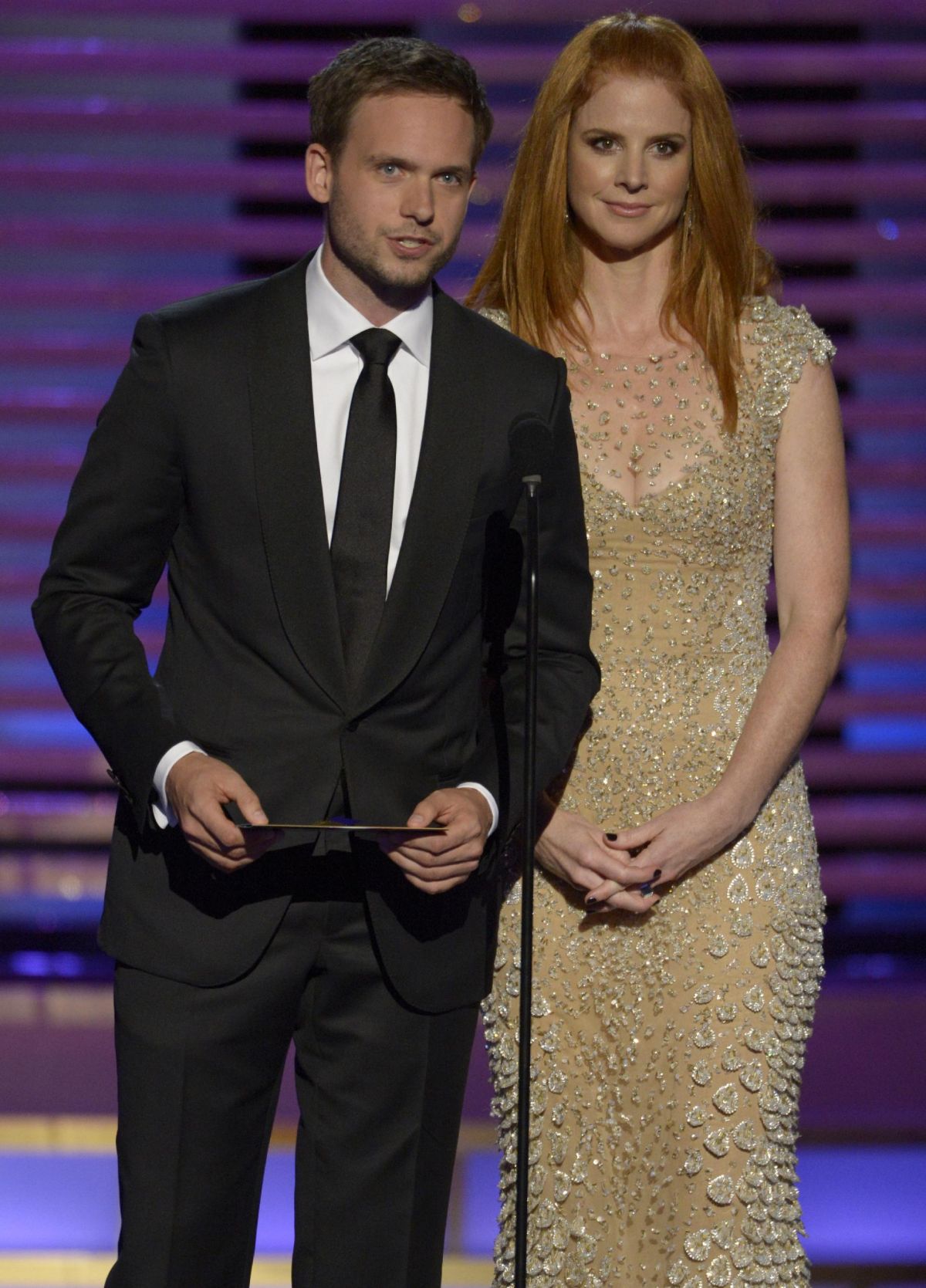 SARAH RAFFERTY at 2014 Creative Arts Emmy Awards in Los Angeles