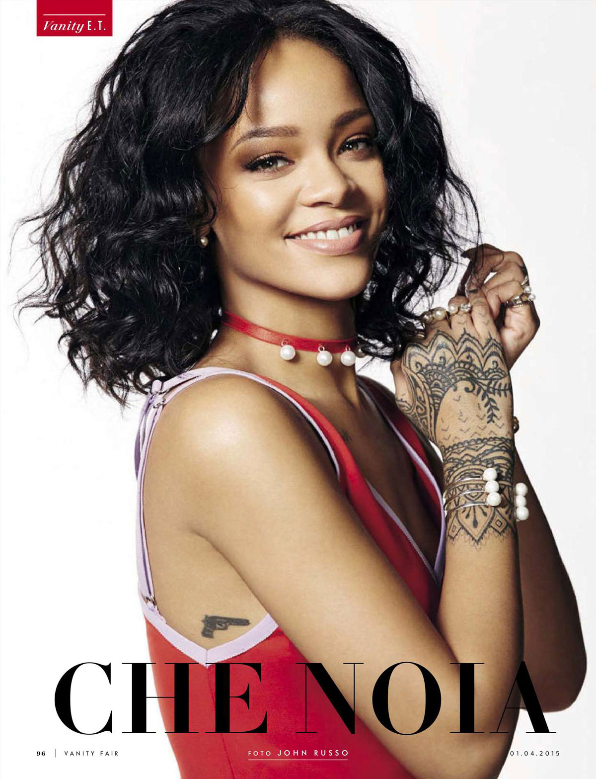 RIHANNA in Vanity Fair Magazine, Italy April 2015 Issue HawtCelebs