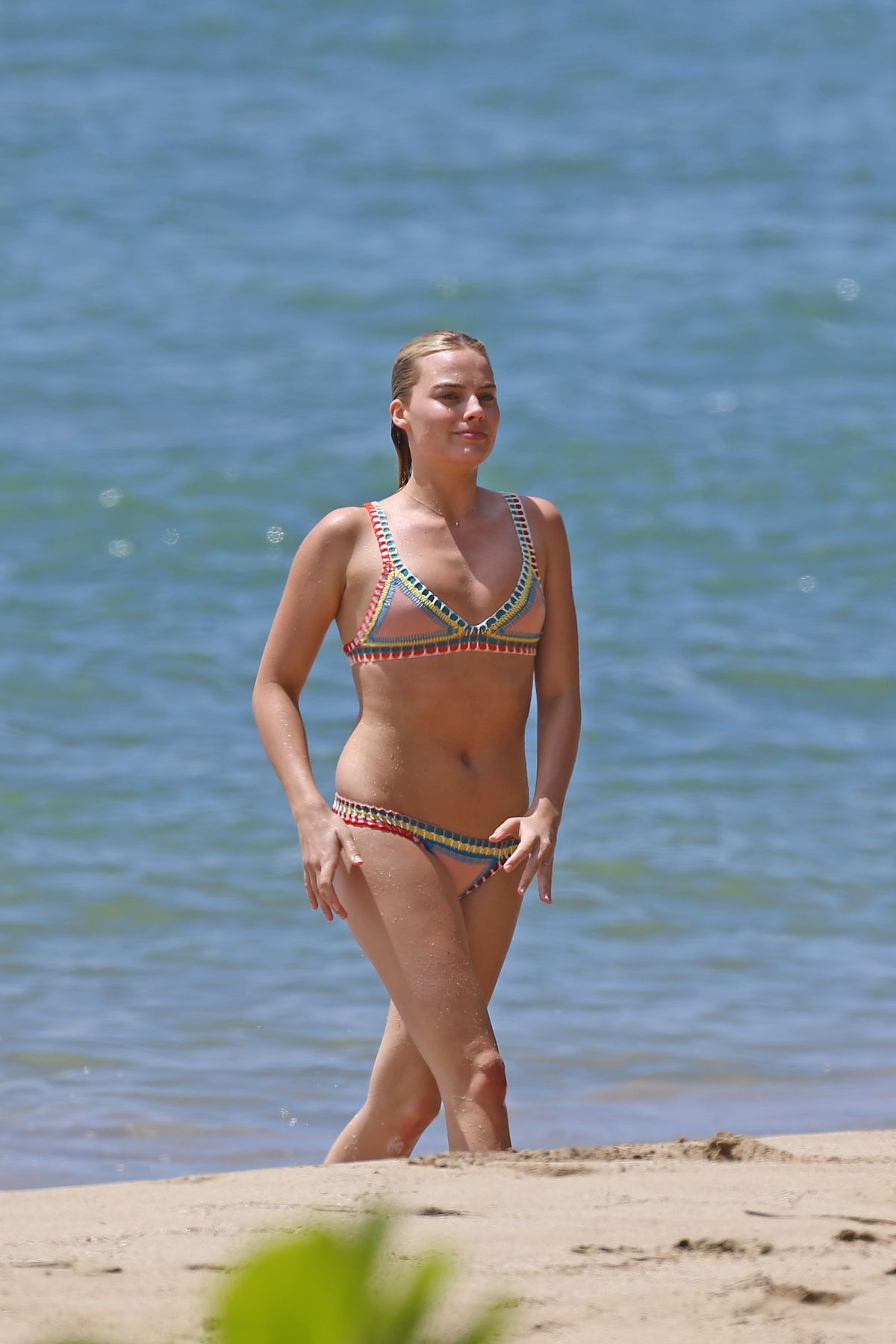 MARGOT ROBBIE in Bikini at a Beach in Hawaii 07/14/2016 HawtCelebs