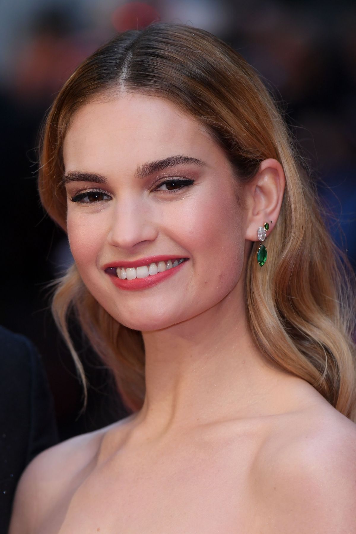 LILY JAMES at The Guernsey Literary and Potato Peel Pie Society