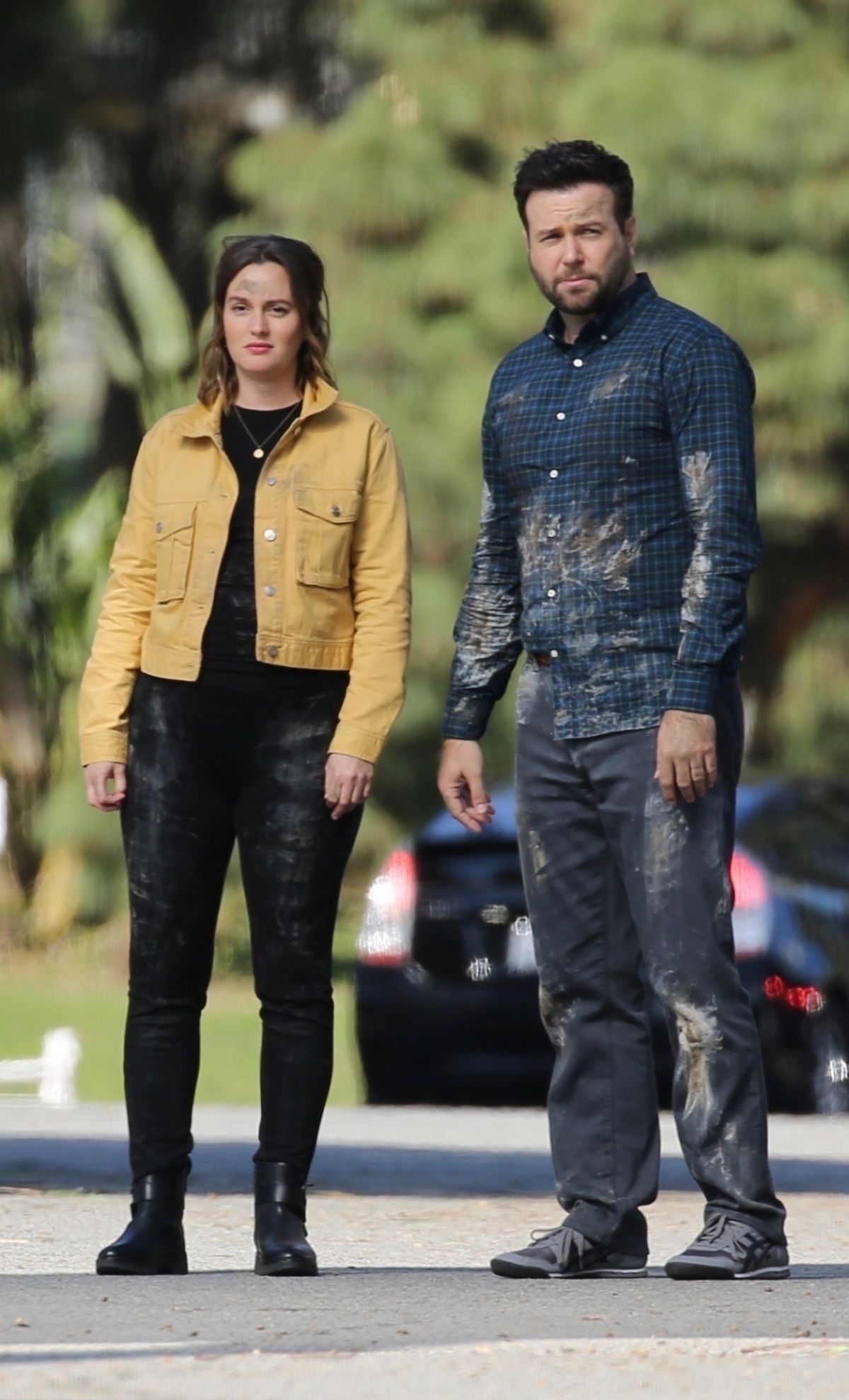 LEIGHTON MEESTER on the Set Single Parents in Los Angeles 01/28/2020 HawtCelebs