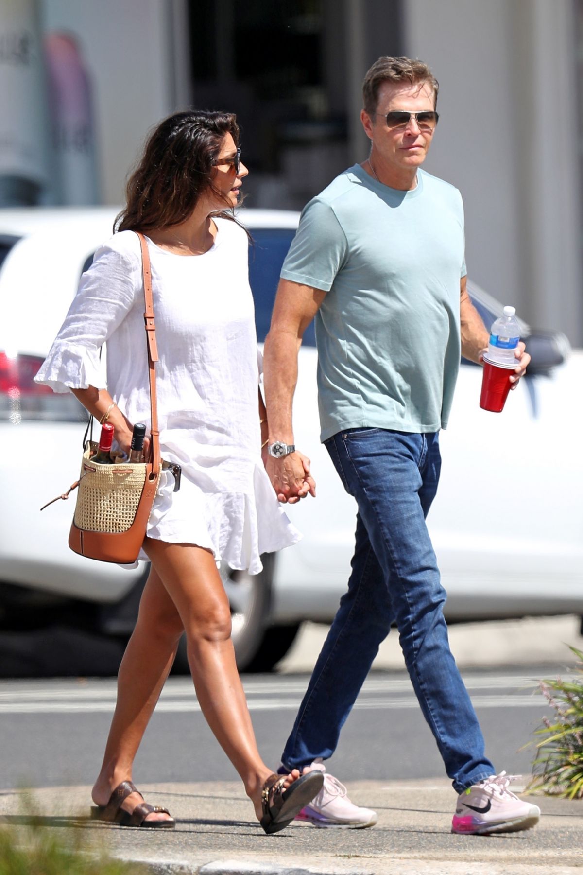 PIA MILLER and Patrick Whitesell Out in Bondi 02/19/2021 HawtCelebs