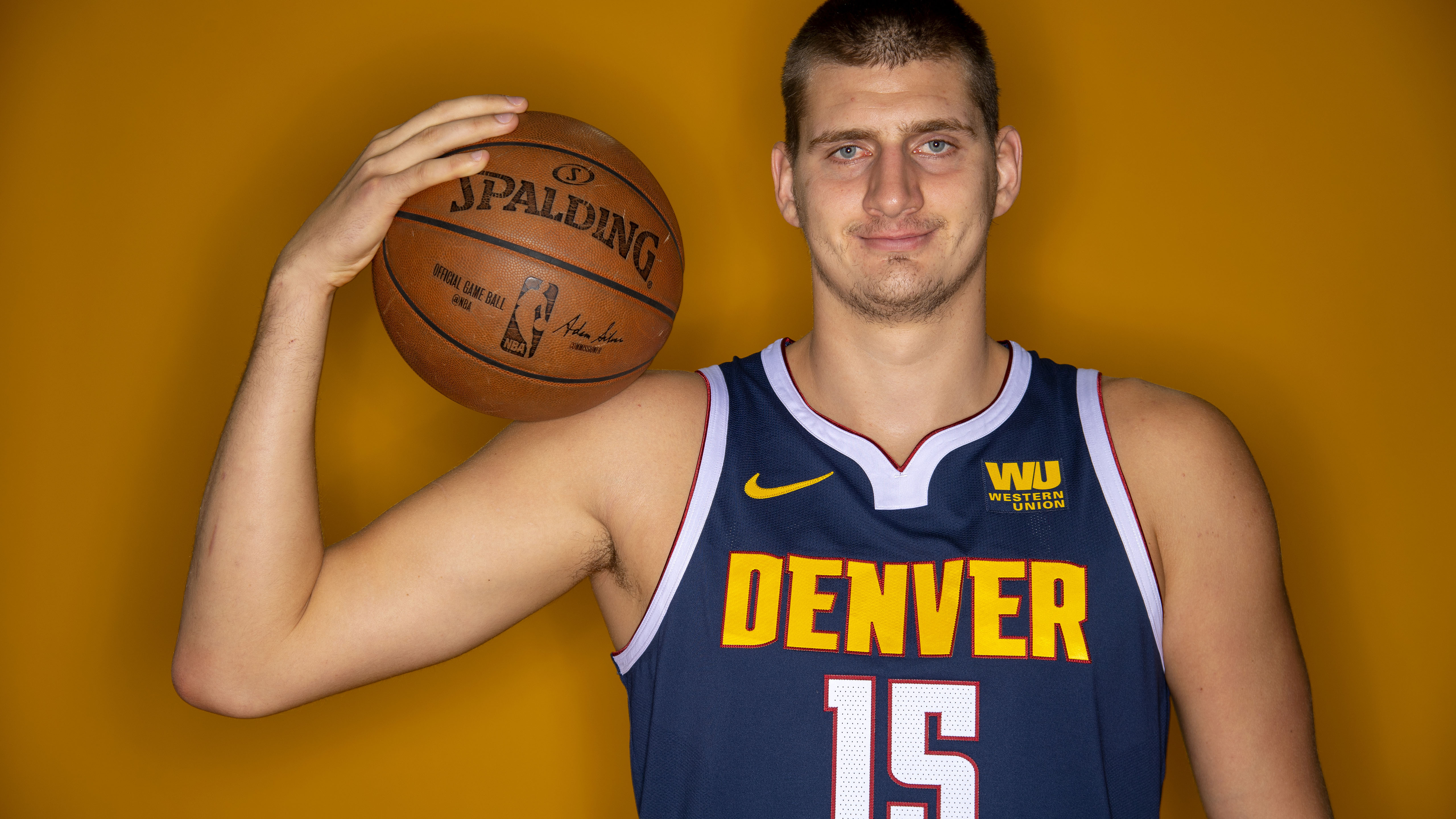 Nikola Jokic With Basketball NBA Nike Serbian HD Nikola Jokic