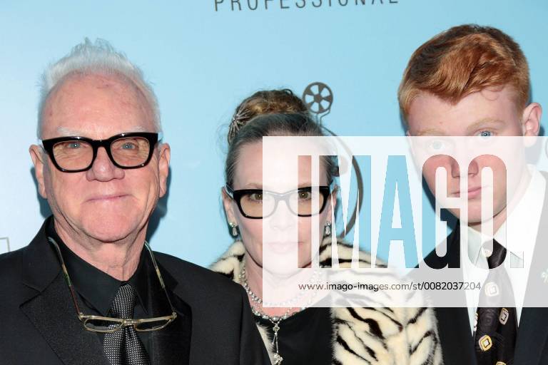 Malcolm McDowell mit seiner Ehefrau Kelley Kuhr und Sohn Beckett Taylor