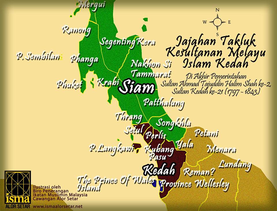 Sejarah wilayah Setul, kawasan yang pernah menjadi milik Kedah