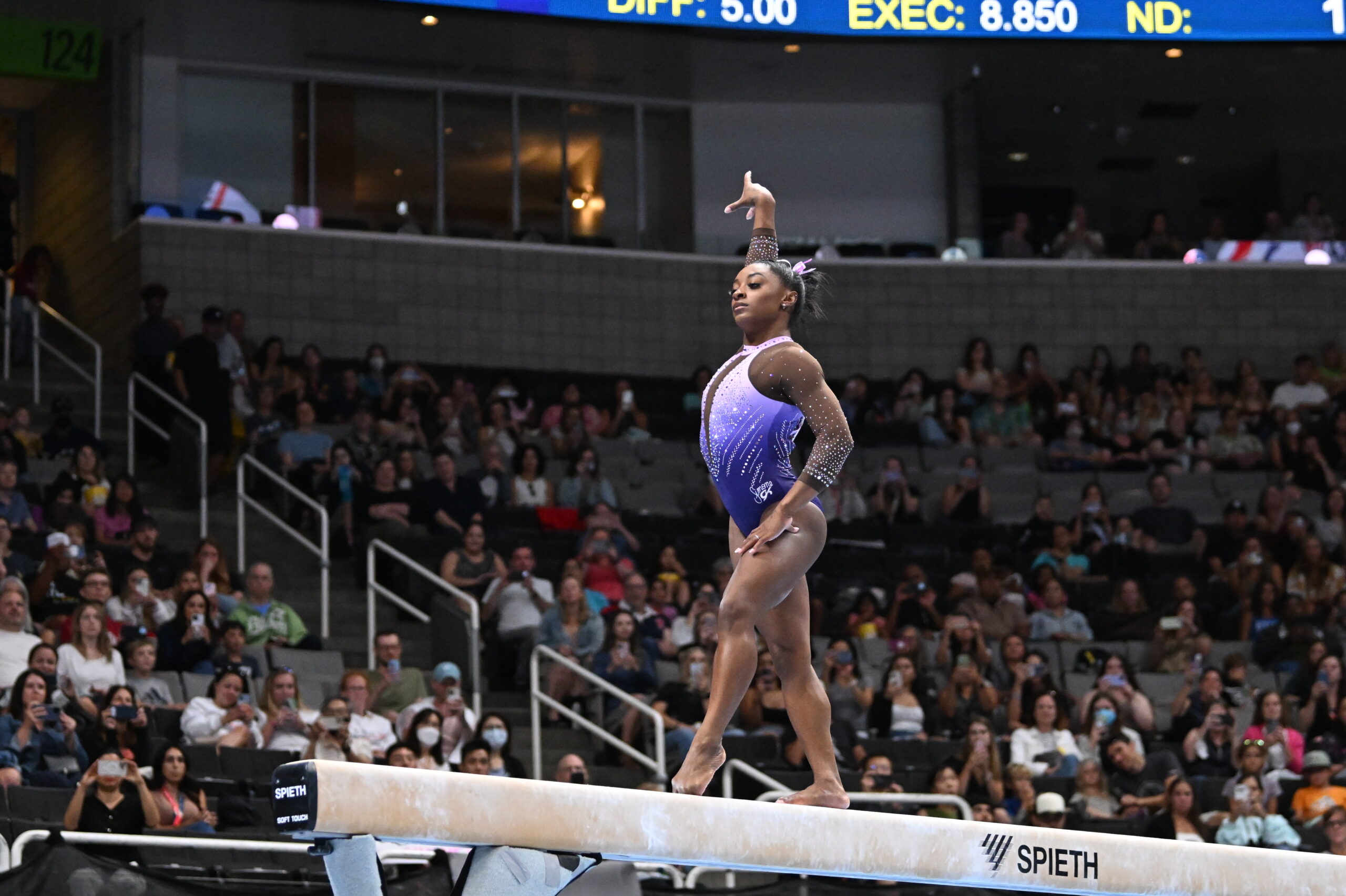 Inside Gymnastics Magazine Simone Biles Holds Commanding Lead at