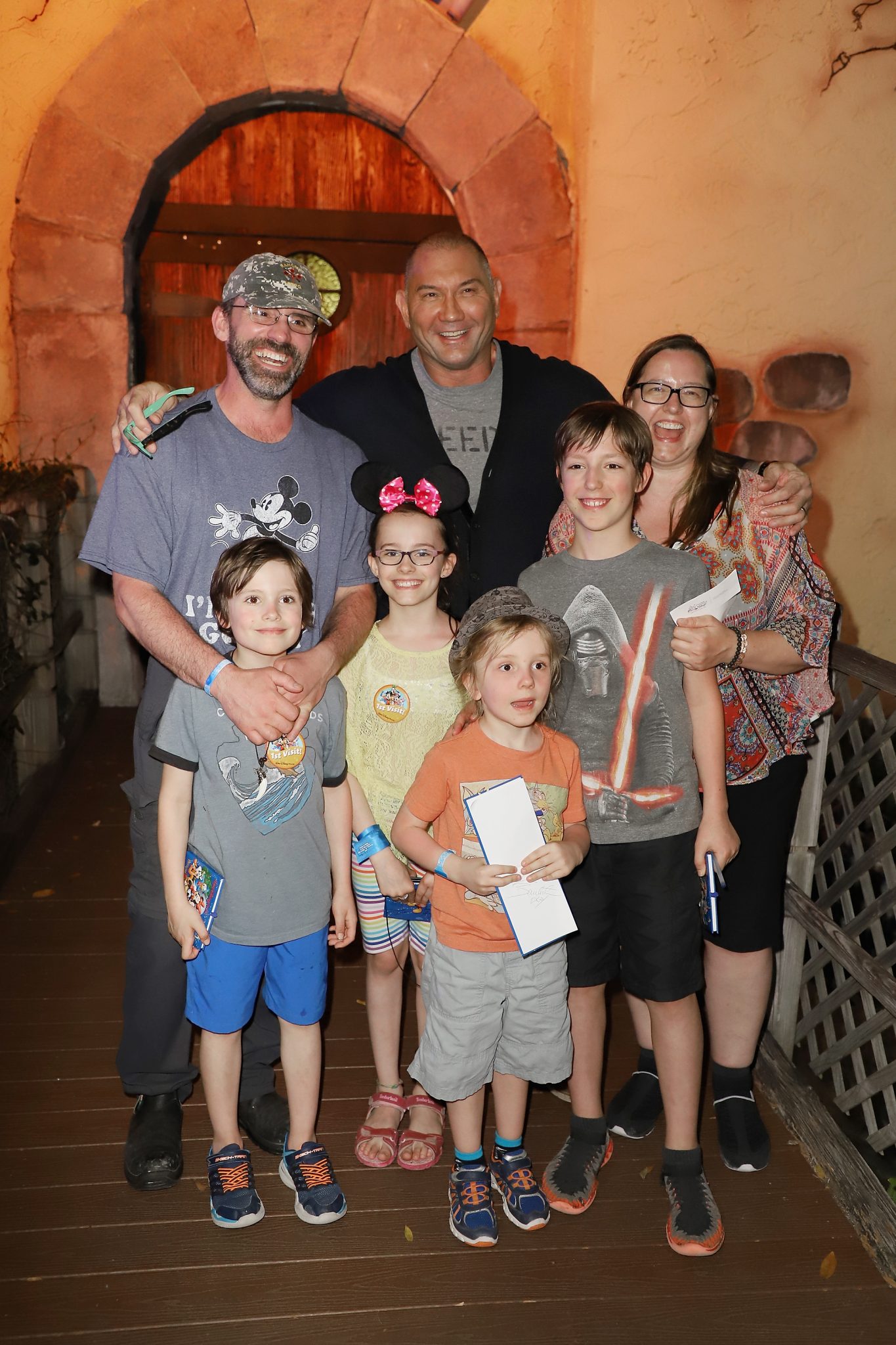 PHOTOS "Guardians of the Galaxy" star Dave Bautista makes surprise