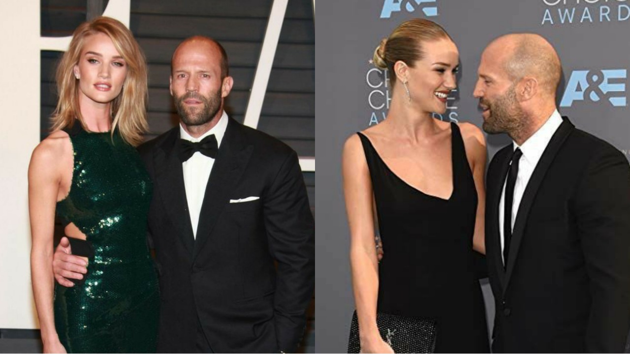 See This Pictures Of Jason Statham With His Wife Rosie