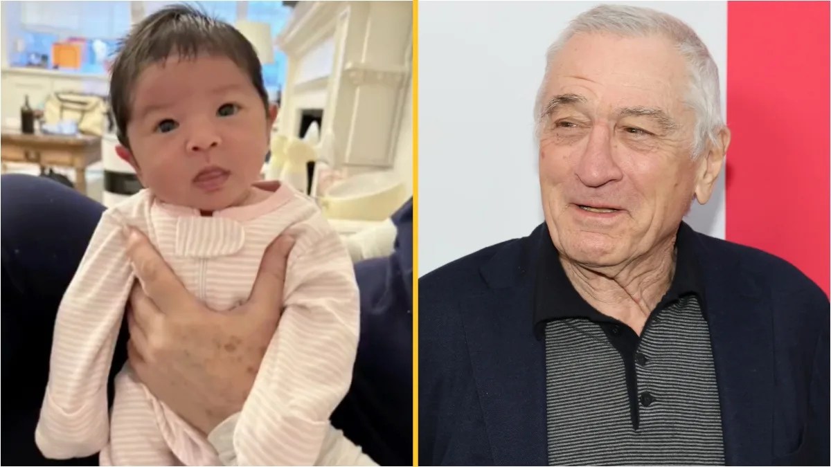 Robert De Niro announces newborn daughter's name JOE.co.uk