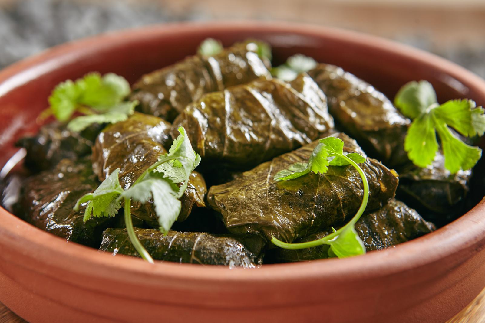 dolmadakia greek vegan food