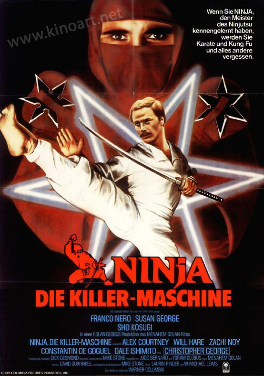 Ninja Die KillerMaschine Deutsches A0 Filmplakat (84x118 cm) von